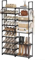 WOWLIVE 9 Tiers Shoe Rack Shoe Storage Shoe Organizer - $26.98 at Amazon.com