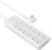 8ft Amazon Basics Surge Protector Power Strip, 12-Outlet, 4000 Joules - $15.38 at Amazon.com