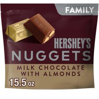 HERSHEY'S NUGGETS 15.5 oz Milk Chocolate with Almonds Candy Family Pack - $5.28 at Amazon.com